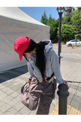WAFFLE HOOD ZIP-UP (2C)