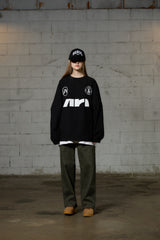 ARI LONG SLEEVE JERSEY T-SHIRT / BLACK