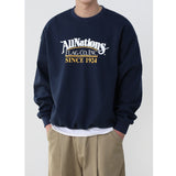 FLAG PRINTING OVER-FIT SWEAT SHIRT MTM