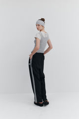 【MADE】 Stripe Cropped T-Shirts_Ivory