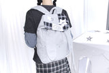  Rabbit Drop String Patch Backpack (2color)