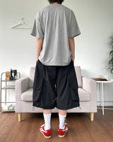 Nylon Cargo Bermuda Pants