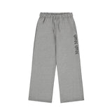 ロゴステッチワイドバンディングパンツ【セットアップアイテムあり】