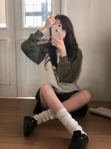Casual Mood Raglan Sweat Shirt (3color)