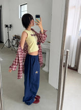 STAR POINT NYLON PANTS