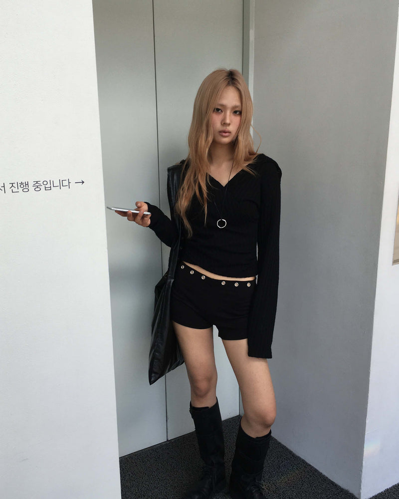 Eyelet shorts