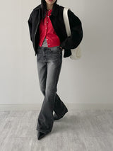 [Quilted lining/unisex] News Overfit Blouson Jacket