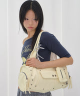 VEIL STUD BAG & WALLET (LEMON) F26QE981