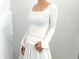 Soft-Fit Lace Edge Top