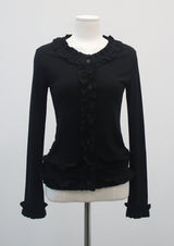 lady frill cardigan 