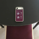 Dot Star Purple Silver Epoxy Bumper Case 