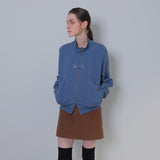 Brown Corduroy Patch Mini-Skirt