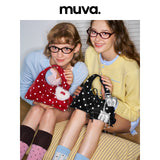 muva. ポルカドット ミニ ライスボールバッグ
