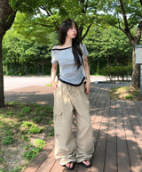 コアニ ダイ パラシュート カーゴパンツ