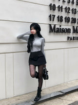 [BELLIDE MADE] Nave, ribbed turtleneck T-shirt