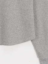 Berg Cropped Waffle Top