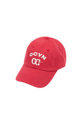 OCYN ベーシック 6パネル キャップ レッド