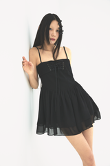 ビスチェドレス　ブラック