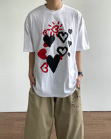 ラブプリントショートスリーブTシャツ