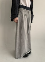 Wilke Cut Banding Long Skirt