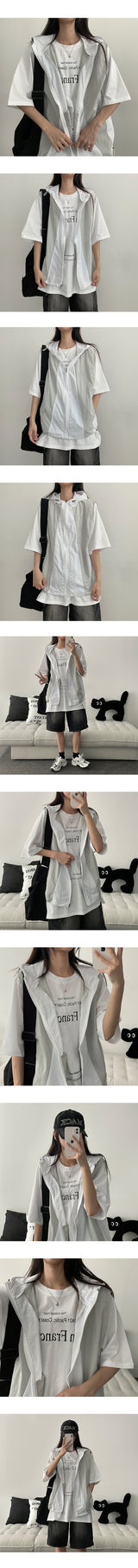 [S~XL] Romber Washing Cargo Denim Shorts