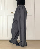 WIDE TR BANDING SLACKS PANTS