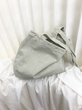 Oatmeal Washed Eco Bag