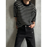 [S/S] Saint stripe half knit (3color)