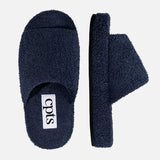 HODGEHOG TOWELING SLIDES_NAVY