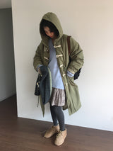 レイヴンチェッカーミディスカート (1color)