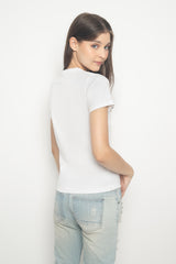 Flo レディース T シャツ ホワイト