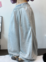 DOWN PINTUCK BALLOON LONG PANTS 🩶🖤2COLOR