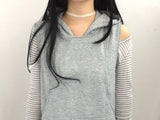 Pocket Flare Hooded Dress