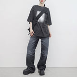 (Unisex) K ボクシーTシャツ