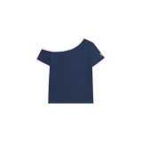 Kitsch Star One Shoulder T-shirt - 2COLOR