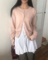 ルアカシミヤニットラウンドカーディガン