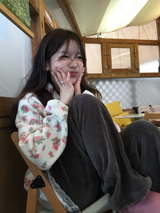 ペンネベロアワイドバンディングパンツ（3c）