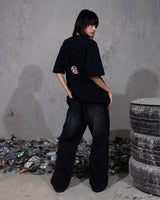 FAITH FADE - Big Angey Oversized Tee (Black)