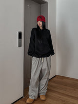 Ber Oversized Knitwear Hoodie