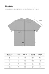 レタリングショートスリーブTシャツ【BROWN】