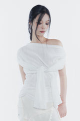 JENNIE BUTTONED TOP ivory
