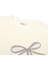 KIRSH PLAIN RIBBON CHERRY SUMMER KNIT - IVORY
