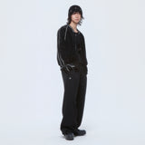 (DUC) Velour Stadium Jacket Black