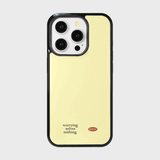 holiday epoxy bumper case (butter)