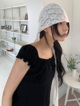 TEXTURE PUFF BLOUSE (3C)