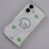 [MADE]TTUMARO Four-Leaf Clover MagSafe Clear Phone Case