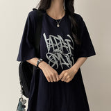 Gerty Vintage lettering boxy fit short-sleeved T-shirt
