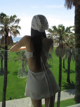 summer stripe beanie