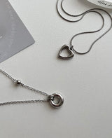bbpo donut coin stainless steel ball bead necklace
