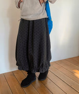Hillger Brushed Dot Long Skirt